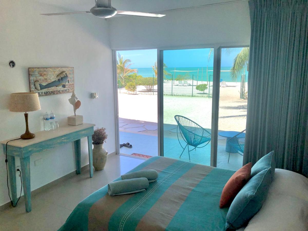 Playa 55 Beach Escape - Adults Only Guesthouse Celestun Exteriör bild